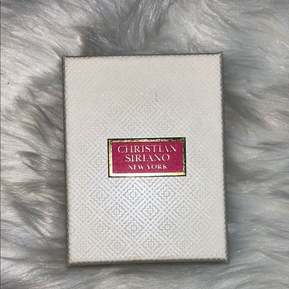 NWT NIB Christian Siriano Multicolor Pastel Gemstone Crystal Earrings - Picture 4 of 4